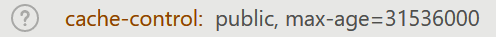Cache-Control header from a response